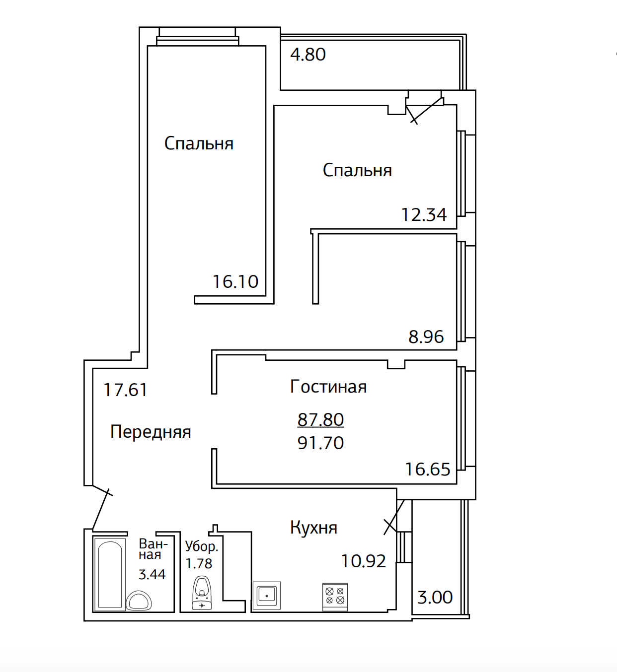 4 комнатные квартиры набережные челны